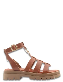 New hylton Sandales Compensées Femme Alea Camel