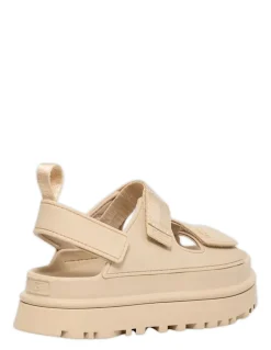 Hot ugg Sandales Compensées Femme Goldenglow Beige