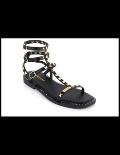Outlet Les tropeziennes par M.Belarbi Sandales enfant coralie cuir noir