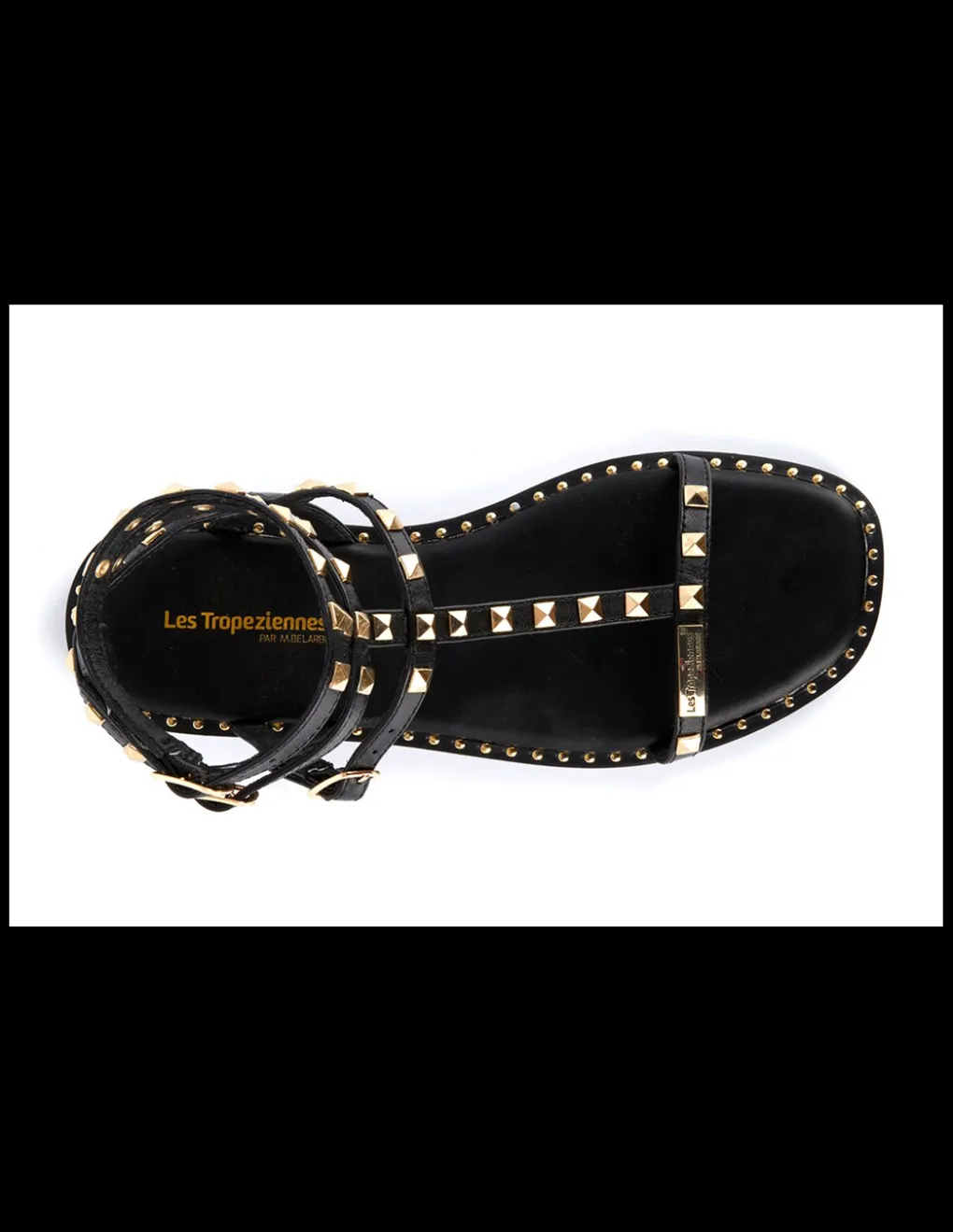 Outlet Les tropeziennes par M.Belarbi Sandales enfant coralie cuir noir