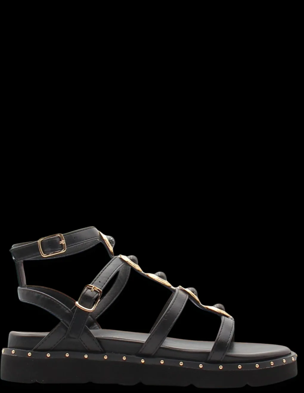 Outlet kharisma Sandales Femme 9307 black Gold