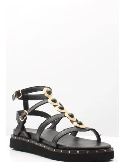 Outlet kharisma Sandales Femme 9307 black Gold