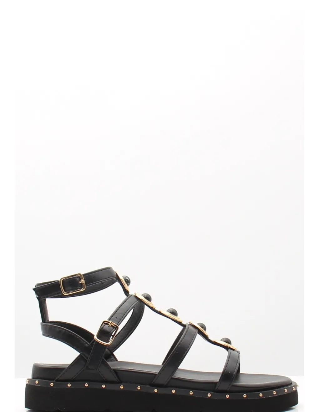 Outlet kharisma Sandales Femme 9307 black Gold