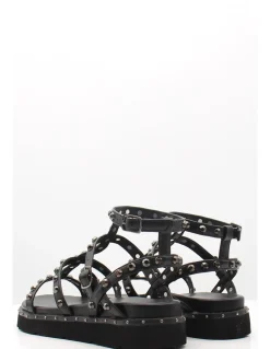 New kharisma Sandales Femme 9313 black stud