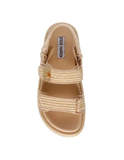 Hot steve madden Sandales Femme Bigmona Nat Raffia