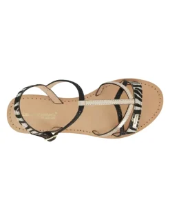 Clearance Les tropeziennes par M.Belarbi Sandales Femme Hirogumpo Zebre Multi