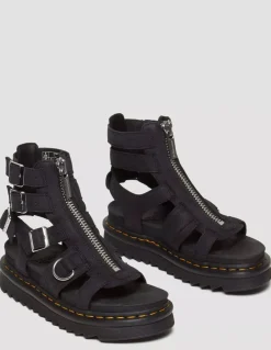 Online dr martens Sandales Montantes Femme Olson Cuir