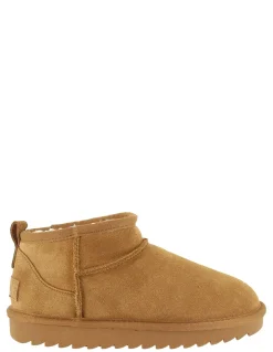 colors of california short winter boot in suede