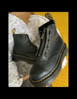 Sale dr martens sinclair black milled nappa