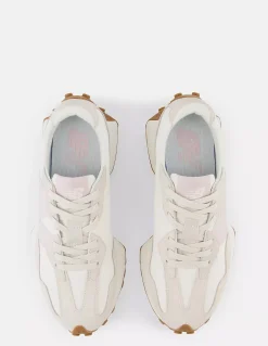 Outlet new balance Sneakers 327 femme en cuir blanc