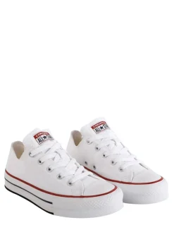 Clearance converse sneakers compensées basses femme eva lift ox blanc