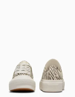 Sale converse Sneakers Compensées ctas lift ox zebrée
