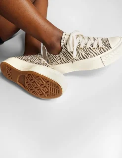Sale converse Sneakers Compensées ctas lift ox zebrée