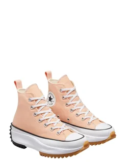 Hot converse Sneakers compensées Femme run star hike hi Rose-Saumon