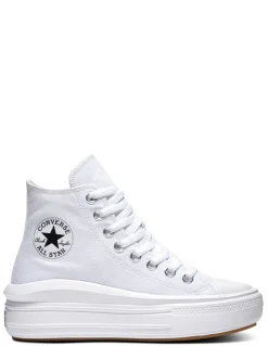 Clearance converse sneakers compensées montantes femme ctas move hi blanc
