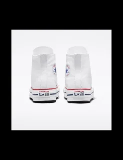 Sale converse sneakers compensées montantes femme eva lift hi blanc