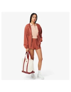 Online lacoste Sneakers De Ville Femme T-Clip Blanc Rose Cuir