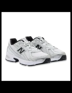 Outlet new balance Sneakers femme 740 blanc/argent/noir