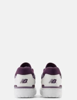 New new balance Sneakers Femme 550 Cuir Blanc/Violet