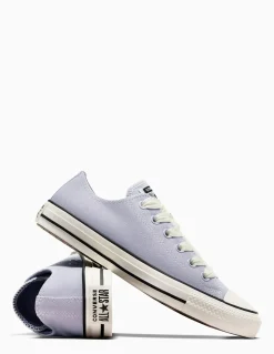 Clearance converse sneakers femme chuck classic ox lavande
