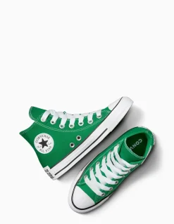 converse Sneakers Femme chuck classic hi vert