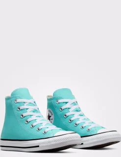 New converse Sneakers Femme Ctas Hi Double Cyan
