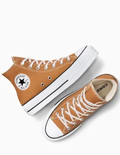 Hot converse Sneakers Femme ctas lift hi cognac