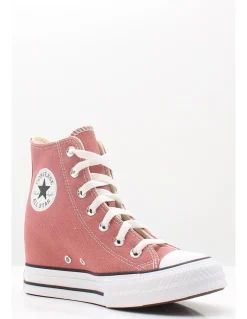 Sale converse Sneakers Femme Ctas Wedge Hi Light Saddle/White/Black