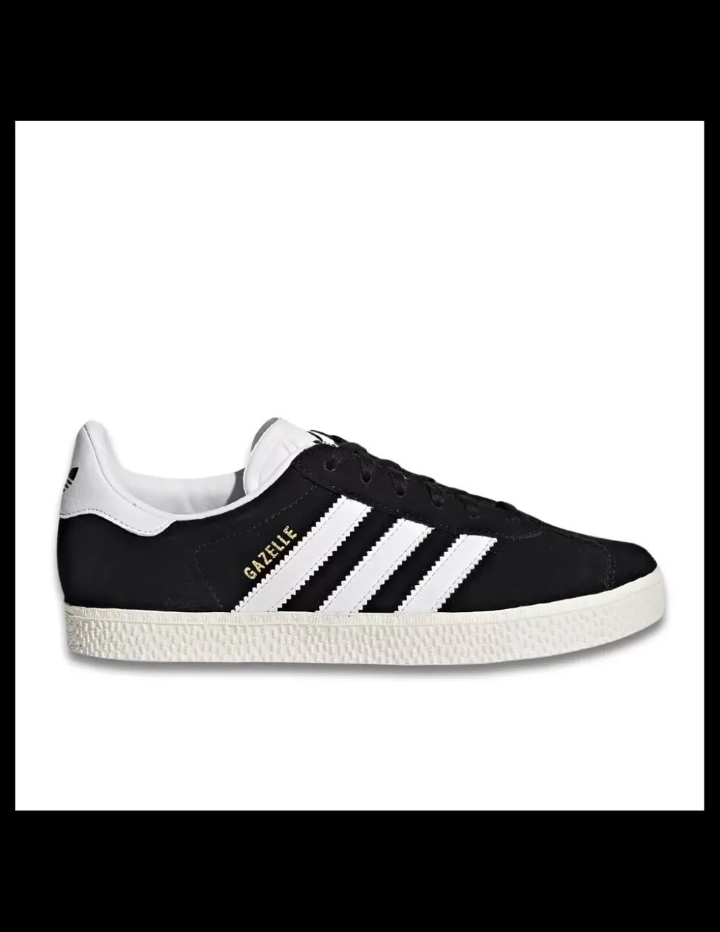 New adidas Sneakers Femme gazelle j Noir/Blanc