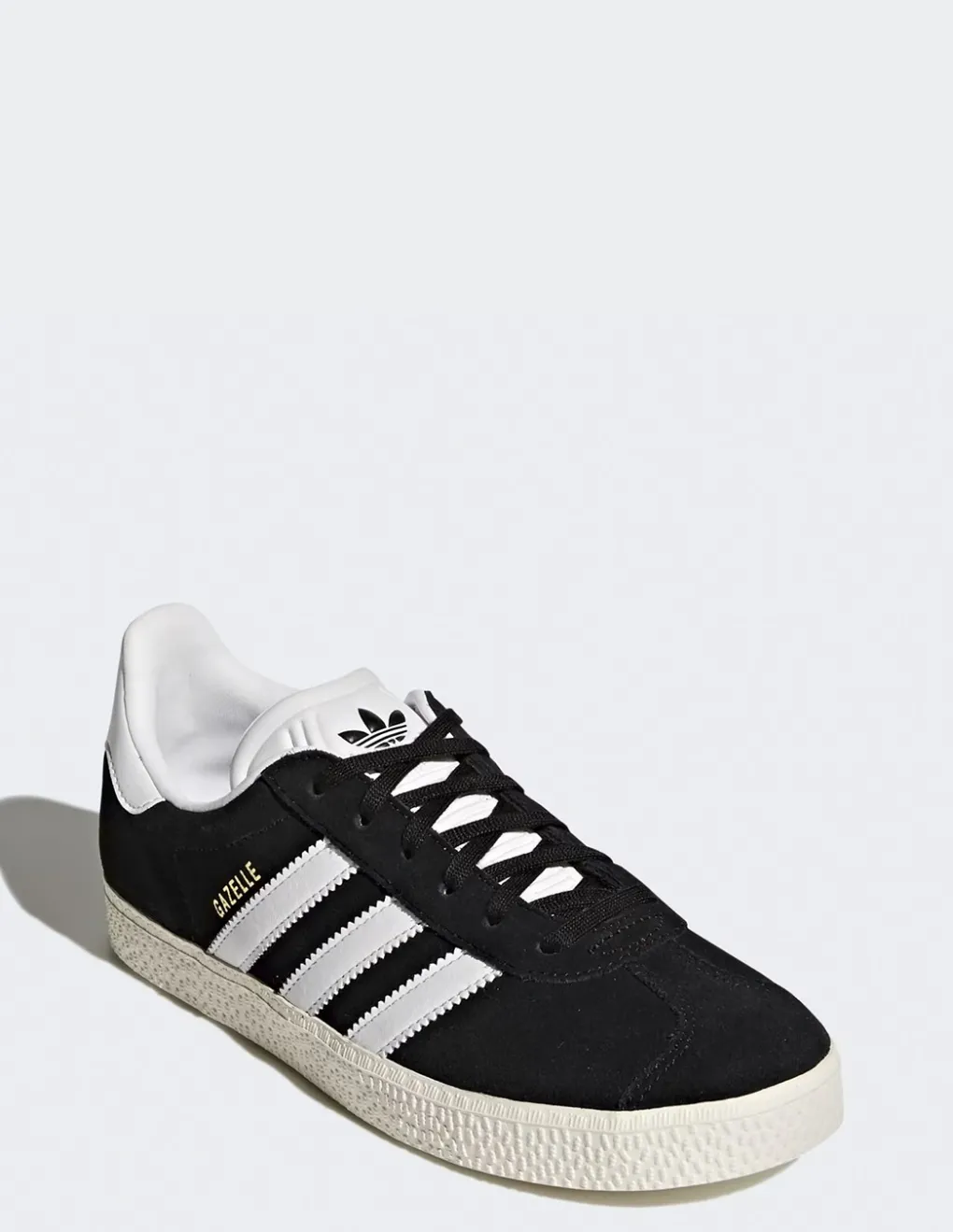 New adidas Sneakers Femme gazelle j Noir/Blanc