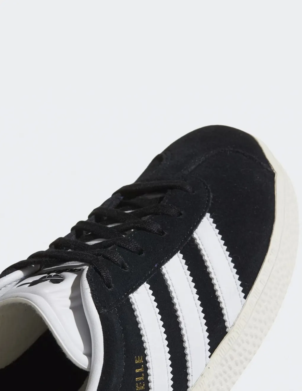 New adidas Sneakers Femme gazelle j Noir/Blanc