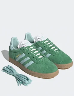 Best adidas Sneakers Femme gazelle vert/bleu