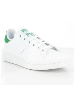 Best adidas Sneakers Femme Stan Smith J Vegan Blanc/Vert