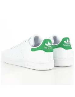 Best adidas Sneakers Femme Stan Smith J Vegan Blanc/Vert