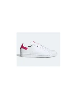 Outlet adidas Sneakers Femme Stan Smith J Vegan Blanc Rose