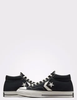 Clearance converse Sneakers Femme star player mid black white