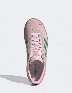 Clearance adidas Sneakers gazelle j pink green
