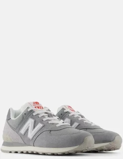 Discount new balance Sneakers homme 574 daim gris