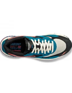 Sale saucony Sneakers homme 3d grid hurricane midnight swimming