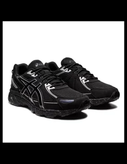 Clearance asics Sneakers homme gel-venture 6 black silver