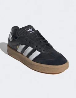 New adidas Sneakers homme Samba XLG cuir noir/blanc