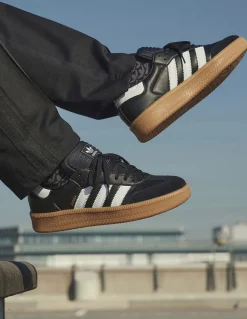 New adidas Sneakers homme Samba XLG cuir noir/blanc