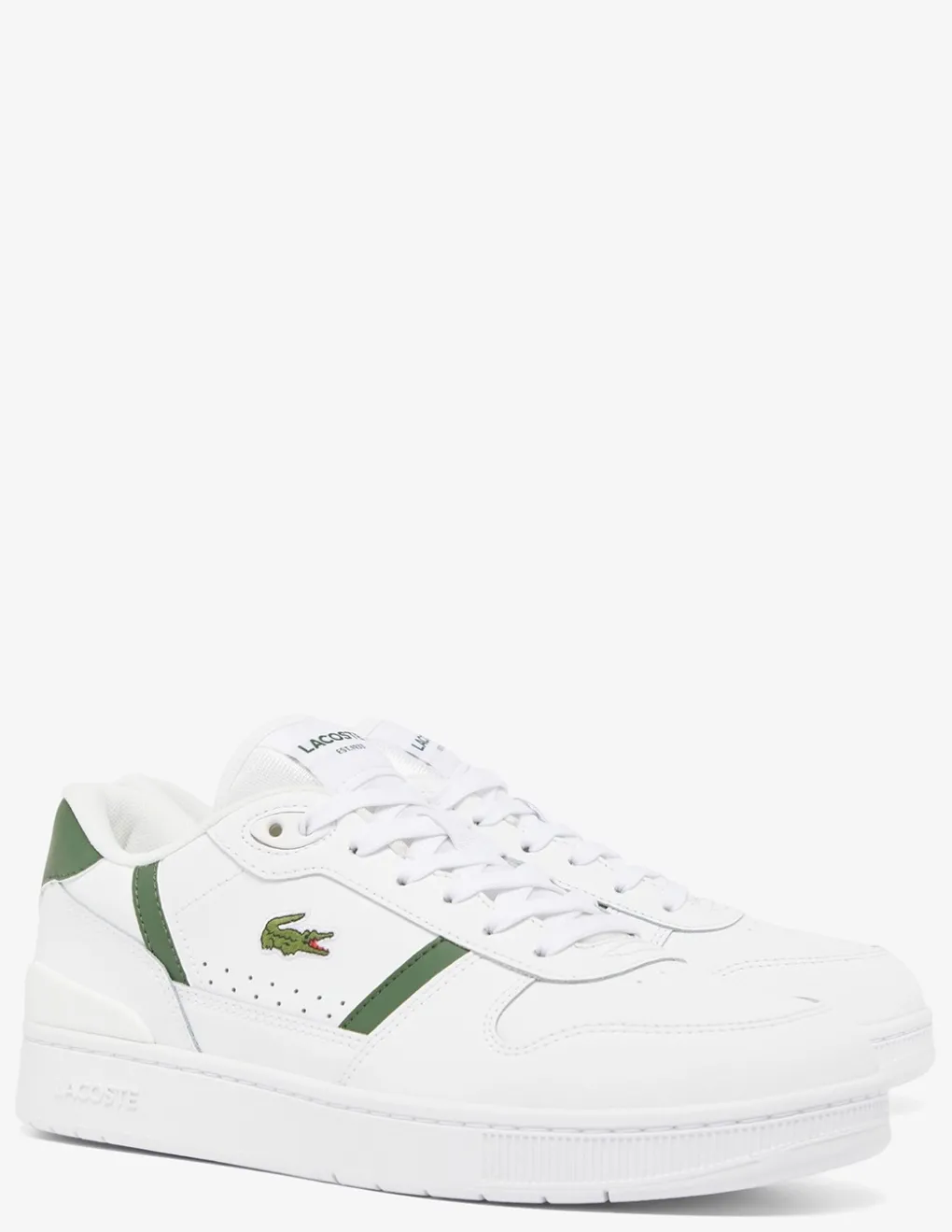 lacoste Sneakers homme t-clip set 224 2 sma cuir blanc