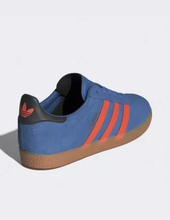 New adidas Sneakers junior gazelle j daim bleu/orange