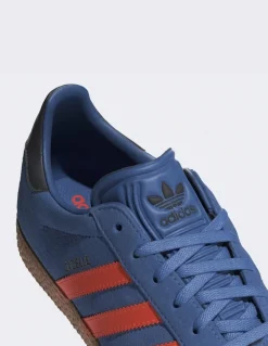 New adidas Sneakers junior gazelle j daim bleu/orange
