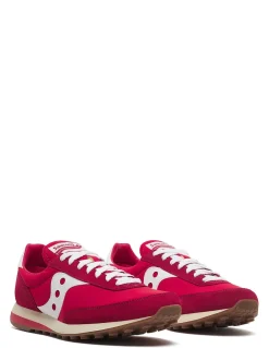 New saucony Sneakers 480l basses unisexes en beige et blanc Trainer 80 running vintage femme rouge