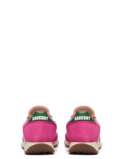 Hot saucony Sneakers 480l basses unisexes en beige et blanc femme trainer 80 femme Rose