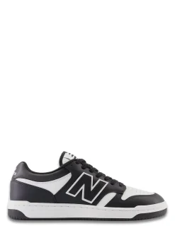 New new balance Sneakers Mixte 480 Cuir Blanc/Noir