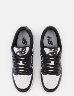 New new balance Sneakers Mixte 480 Cuir Blanc/Noir
