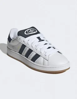 Hot adidas Sneakers Mixte campus 00s cuir blanc/jeans